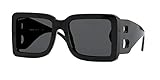 occhiali burberry da vista 2017 Black/Grey Burberry occhiale da sole BE4312 300187 BLACK Nero grigio taglia 55 mm Donna