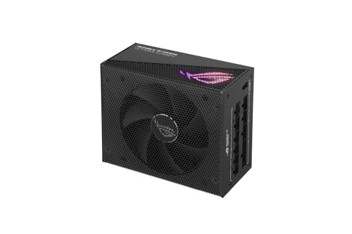 ROG Strix 1200W Gold Aura Edition Alimentatore completamente modulare 80+ Gold e Cybenetics Lambda A+, ATX 3.0, PCIe Gen 5.0 Ready, Ventola Axial-tech, Aura Sync, Nero - Alimentatore - Immagine 6