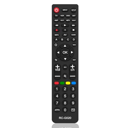 Universalfernbedienung für alle Fernseher/Blu-ray/DVD Player/Streaming-Media-Player und alle Audio Videogeräte – Einfache Einrichtung Universal Fernbedienung Universalfernbedienung für alle Fernseher/Blu-ray/DVD Player/Streaming-Media-Player und alle Audio Videogeräte – Einfache Einrichtung Universal Fernbedienung