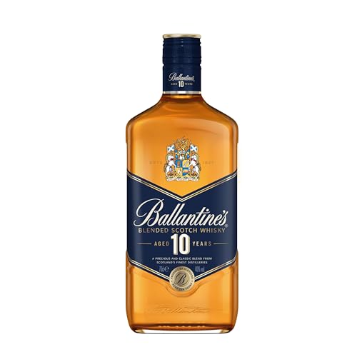 Ballantine's Blended Scotch Whisky 10 Years, Edler & klassischer Blend, Ausgewogen, reif, Whiskey...