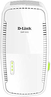 D-Link WiFi Range Extender Mesh Gigabit AC1900 Dual Band Plug In Wall Signal Booster Wireless or Ethernet Port Smart Home Access Point (DAP-1955-US)