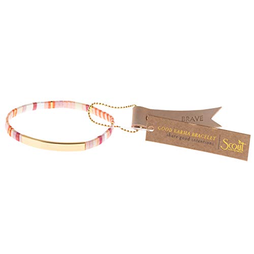 Scout Curated Wears - Good Karma Miuki Bracelet - Brave - Pink Multi/Gold