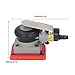 FLEXMAN Air Sander, 10000RPM 1/4in PT Inlet Square Pneumatic Sanding Machine for Wood Polishing, Car Waxing, Metal Polishing, 70 X 100Mm/2.8 X 3.9In