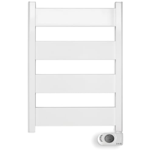 HJM NERIS 500 Toallero eléctrico de Aluminio | secatoallas | 500 W | programable para un Menor Consumo | Función Turbo | Blanco