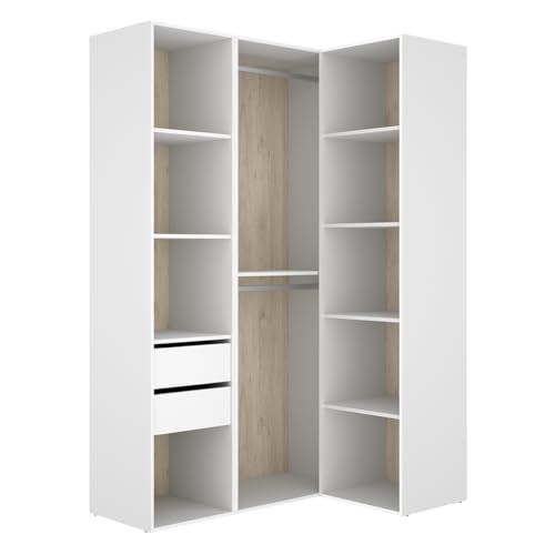 DEKIT Grupo RIMOBEL-Conjunto Armario-VESTIDOR Rincon con Trasera Reversible