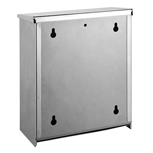 Sunera Sanitary Napkin Receptacle Bin Commercial Feminine Hygiene Products Tampon & Waste Disposal Container Wall-Mount 304 Stainless Steel Brush Finish thumb #2