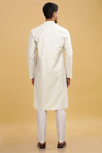 Image of BE ACTIVE Cotton Kurta for Men | Traditional and Refined Design | Indian Kurta | Full Sleeve Kurta