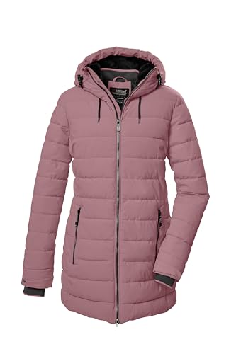 killtec Damen Steppparka/Parka mit Kapuze KOW 55 WMN QLTD PRK, rose dust, 42, 41809-000