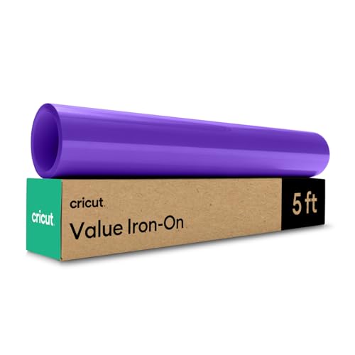 Cricut Value Iron On Purple (12in x 5ft roll) - HTV Heat Transfer Vinyl