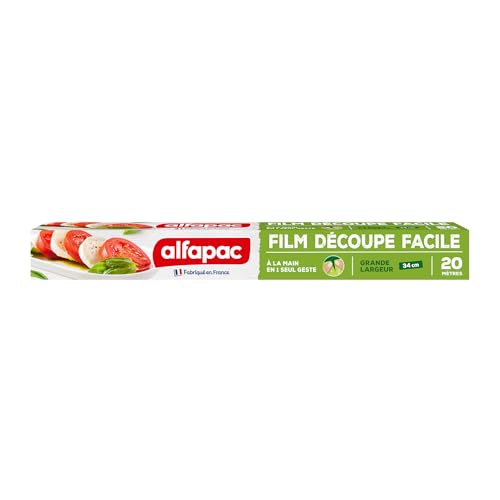 alfapac - film découpe facile 20M - découpe à la main - fabriqué en France