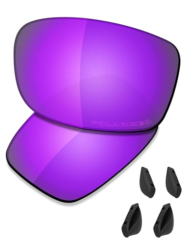 Image of SAUCER Premium Replacement Lenses & Nosepads for Oakley Si Ballistic Shocktube OO9329 Sunglasses