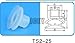 10Pcs Robot accessories suction cup Silicone nozzle Industrial vacuum silica gel Powerful sucker Industrial suction nozzle(TS1-10)