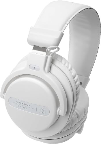 Audio-Technica PRO5XBK Casque DJ Professionnel Blanc