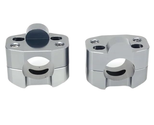 Clip Montage sur Guidon Moto 22mm 28mm Support Riser Clamp avec Visserie Aluminium