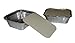 Price comparison product image 500 ALUMINIUM FOIL FOOD TAKEAWAY CONTAINERS TRAYS + LIDS No2 Order before 12 noon for same day dispatch weekdays only