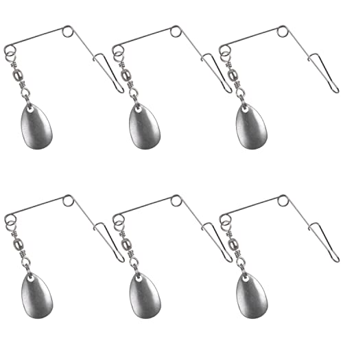Spin jig spinners avec lame Colorado lisse pour éviter les ratés et optimiser la rotation