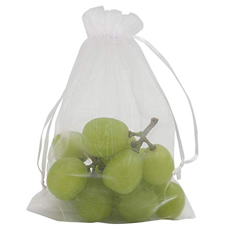 Wudygirl 100pcs White Organza Bags