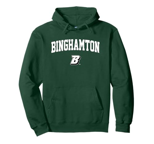 Binghamton University Bearcats One Color Arch Logo Pullover Hoodie