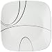 Corelle Square Simple Lines 10-1/2-Inch Plate Set (6-Piece)