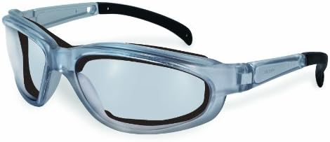 SSP Eyewear 13230 Toutle CF CL A/F Unisex Safety Glasses with Clear Anti-Fog Lenses, Pack of 12 Assorted Color Frames 3ea: Silver, Blue, Red, Orange
