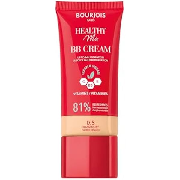 Bourjois Healthy Mix kryjący krem BB z kompleksem witamin C, E i B5 nr 0,5 Warm Ivory, 30 ml