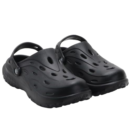 Stylish Clogs for Men|Casual Walking Clogs|Sandals|Comfortable & Light Weight|Stylish & Anti-Skid|Waterproof Black-picture-31