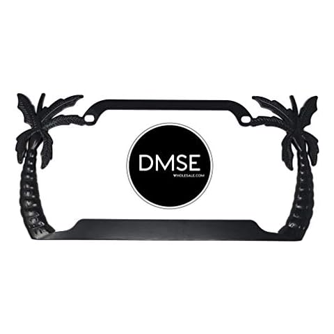 DMSE Palm Tree License Plate Frame Cover