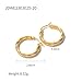 European and American style woven earrings and fashionable gold twist earrings are both very popular