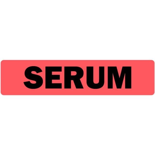 LabelValue.com | Serum Medical Healthcare Label - 500 Labels Per Roll