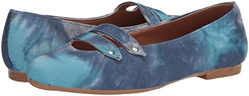 YOKI-GENEVA-50 Women's Suede Ballet Flat with Two Front Straps, Tie Dye, 9 M US | Image 6