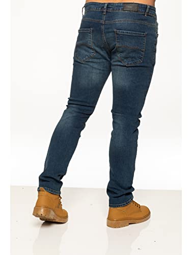 Jean skinny homme Kruze bleu clair stretch slim en taille W42 L32
