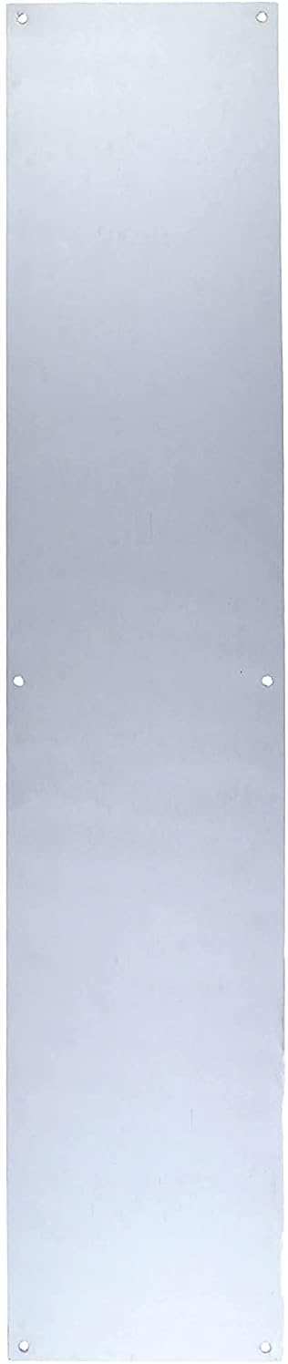 SKANDH Aluminum Door Kick Plate 6" X 30" Inches for Doors, Satin Finish - Pack of 2