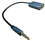 DIYTECH 3.5mm Audio Splitter for Dual Headphones, Aux Adapter for PC and Multiple Devices