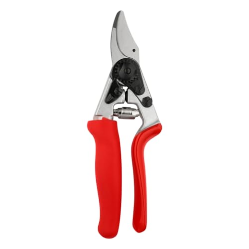 FELCO 12 Bypass-Gartenschere mit Rollgriff für Rechtshänder, ergonomisch für mittlere Hände, 42 mm Klinge, 20 mm Schnittdurchmesser, abgewinkelter Kopf, Stoßdämpfer, Swiss Made FELCO 12 Bypass-Gartenschere mit Rollgriff für Rechtshänder, ergonomisch für mittlere Hände, 42 mm Klinge, 20 mm Schnittdurchmesser, abgewinkelter Kopf, Stoßdämpfer, Swiss Made
