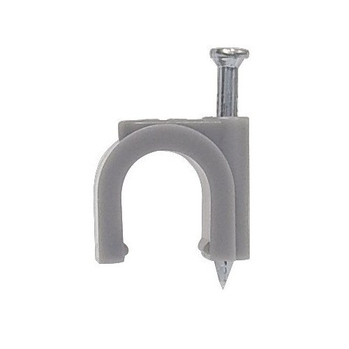 Morris 35006 Round Cable Clip, Plastic, 10/3 and 12/3 Romex Wire Size
