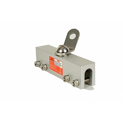 Malta Dynamics Fall Protection Roof Anchor – Stainless Steel Roof Clamp with 360° Swivel, Easy to Install Fall Arrest System and Roofing Safety, OSHA and ANSI Compliant (1 unit)