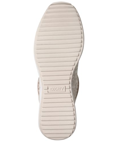 DKNY Women's Kalina Lace Up Wedge Sneaker with Side Zipper4