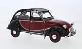 citroen 2cv6 vergaser  Citroen 2CV6 Charleston, dunkelrot/schwarz, 1982, Modellauto, Fertigmodell, Solido 1:18