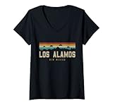 Photo Gallery donna los alamos vintage montagne escursioni campeggio nuovo messico retro maglietta con collo a v Photo Gallery donna los alamos vintage montagne escursioni campeggio nuovo messico retro maglietta con collo a v