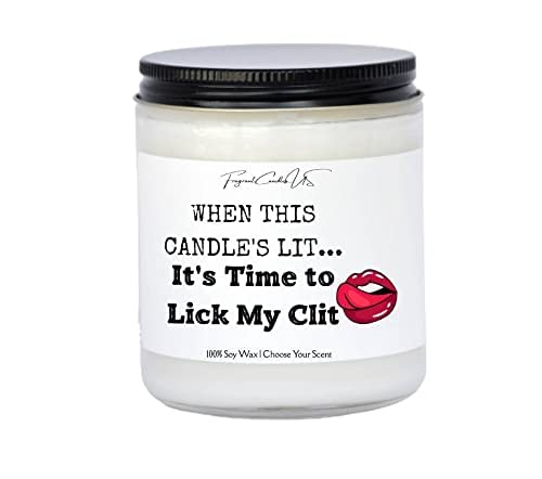 When This Candle Is Lit Its Time To Lick My Clit, Sexy Time Candle, Date Night Ideas, Birthday Gifts For Husband, Sexy Gifts, Romantic Candles, Romantic Candles For Sex, Romantic Gifts, For Him #TOP3