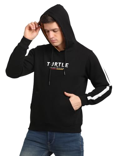 Sweat-shirt en coton extensible Turtle doux pull d'hiver à capuche - 3