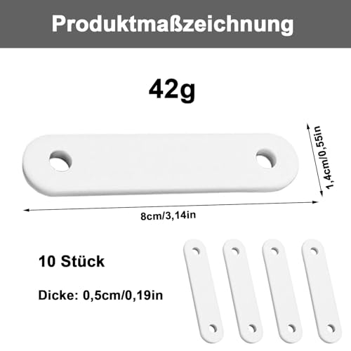10 Stück Bleistäbchen, Bleistäbchen Bleistäbe, Bleistäbchen 42g Bleistäbe, Gardinenbeschwerer Duschvorhang, bleiband für gardinen, gardinenband, Für Haus Büro Vorhänge Tischtuch Zubehör