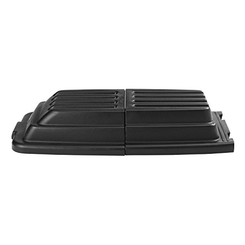 Rubbermaid Commercial Tilt Truck Lid, 13-1/2 Cu. Ft., Black, FG9T2200BLA