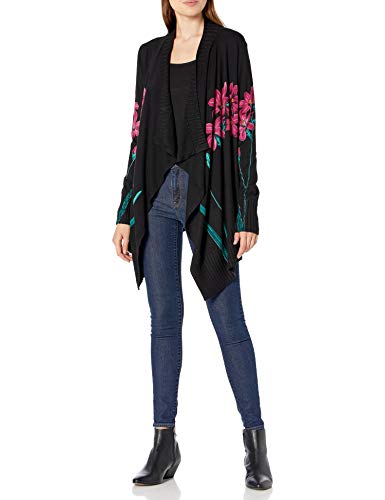Desigual JERS_Amarante Maglione, Black, XXL Donna