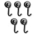 Ronoza 5 Stück Magnethaken Extra Stark,Neodym Magnete Haken 16MM,Magnetische Haken Max Tragfähigkeit 10KG Geeignet für Grill,Küche, Gadgets, Schließfächer, Büro, Kühlschränke (Schwarz) GOODS+GADGETS günstig Kaufen-Ronoza 5 Stück Magnethaken Extra Stark,Neodym Magnete Haken 16MM,Magnetische Haken Max Tragfähigkeit 10KG Geeignet für Grill,Küche, Gadgets, Schließfächer, Büro, Kühlschränke (Schwarz)
