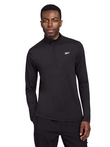 Reebok Energy Men's Long Sleeve Performance 1/4...