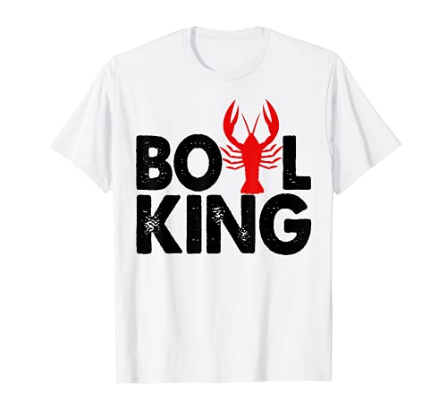 Boil King Crawfish Foodie Tee Shirts Funny Party Gifts Camiseta