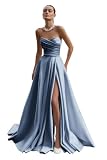 Aviso: Si usted tiene alguna pregunta con este hermoso satén vestidos de novia, por favor díganos y le daremos una solución satisfecha.
