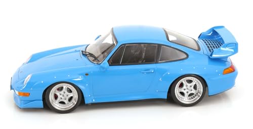 Porsche 911 (993) GT2 1996 en escala 1:18 metal miniatura 3