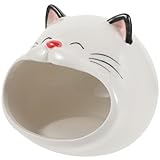 ERINGOGO Ceramic Hamster Nest for Pets Summer Cooling Hideout Safe Pet House for Hamsters and Guinea Pigs Multi Functional Storage Box for Keys and Candy Cute Animal Decor